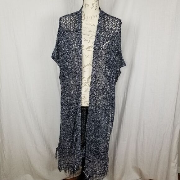 Arizona Jean‎ Co. Open Front Full Length Cardigan - Picture 1 of 8